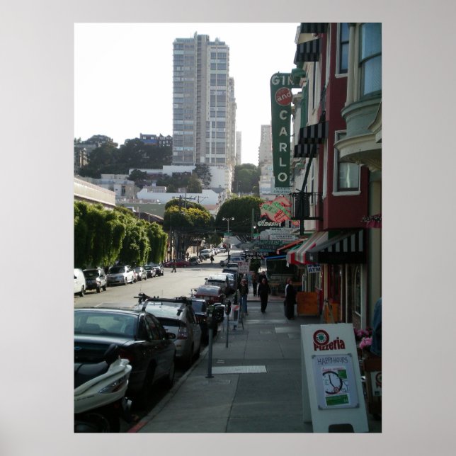 Póster Playa Norte de San Francisco (Frente)