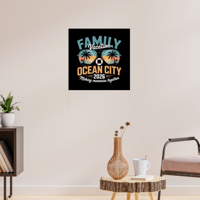 Póster Playa Ocean City (Salón 3)