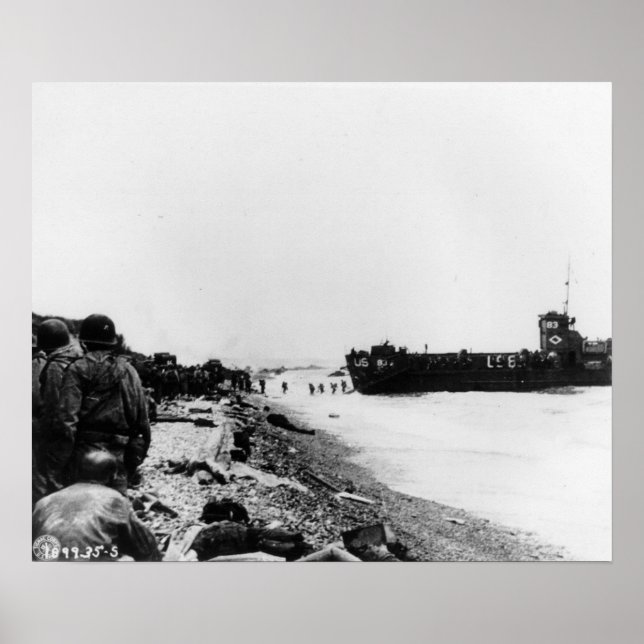 Póster Playa Omaha (Frente)