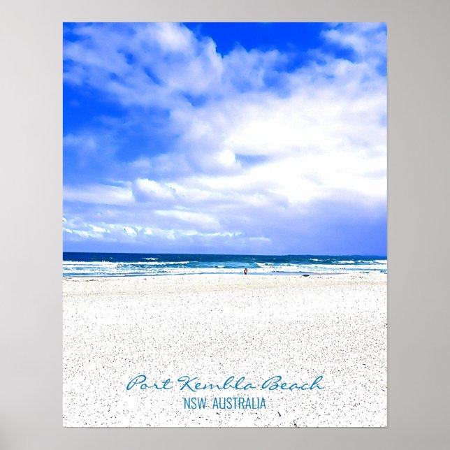 Póster Playa Port Kembla Wollongong NSW (Frente)