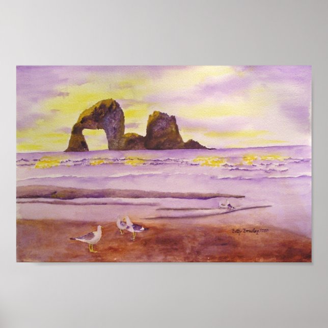 Póster Playa Rockaway (Frente)
