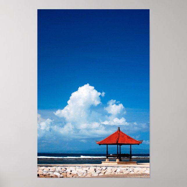Póster Playa Sanur (Frente)