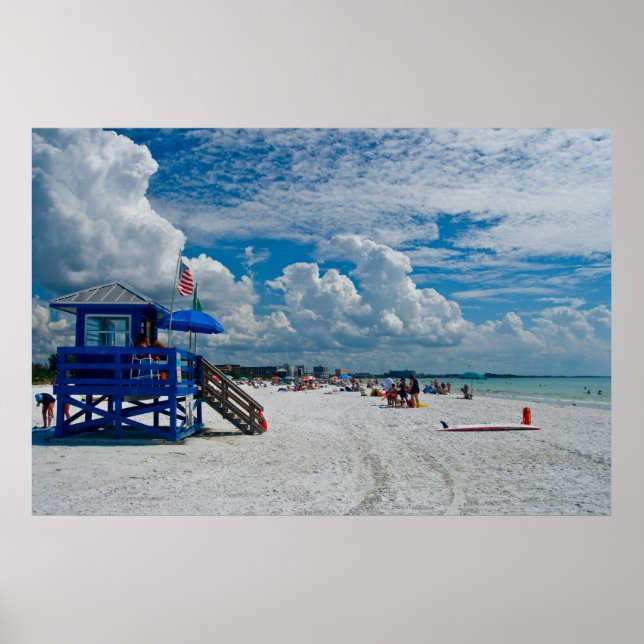 Póster Playa Siesta Key (Frente)