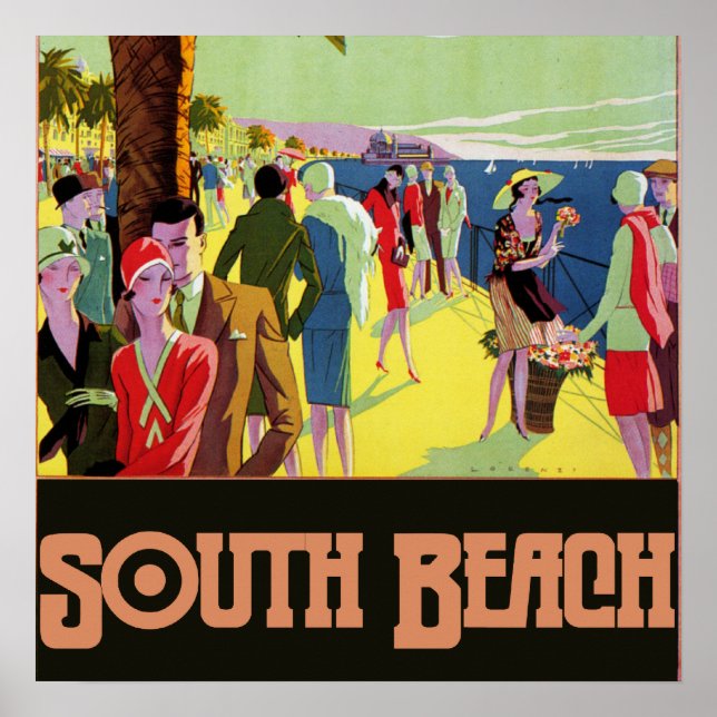 Póster Playa Sur (Frente)