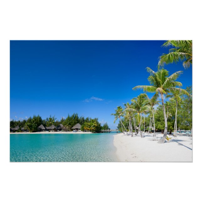 Póster Playa tropical (Anverso)