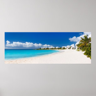 Póster Playa tropical