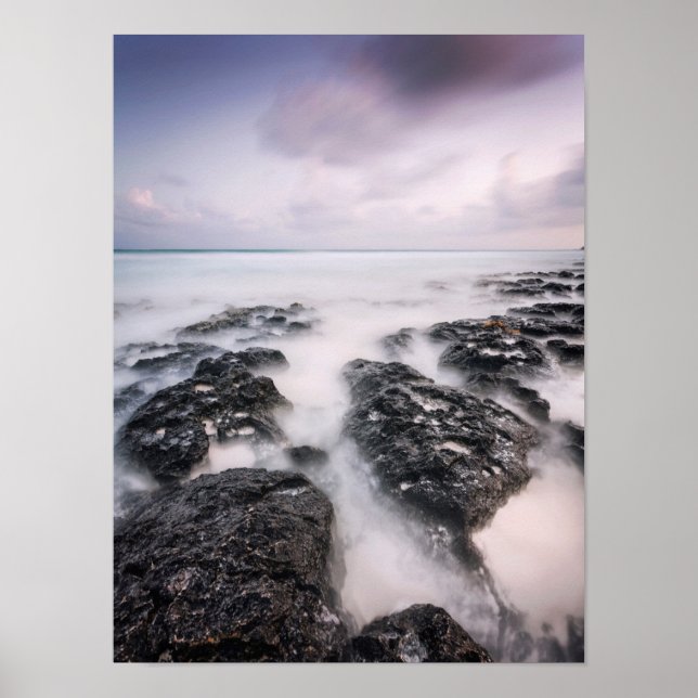 Póster Playa Tulum Lava (Frente)