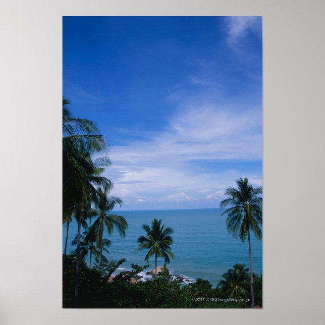 Póster Playa vibrante (Frente)