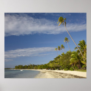 Póster Playa y palmeras, Plantation Island Resort