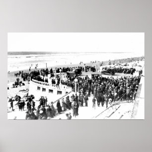 Póster Playa y paseo marítimo Fotografía 2