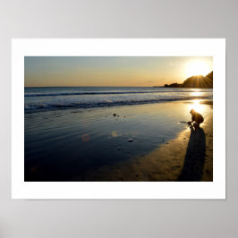 Póster Playa Yuigahama: Kamakura, Japón