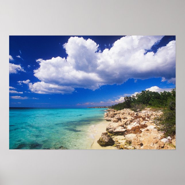 Póster Playas, Barahona, República Dominicana, (Frente)