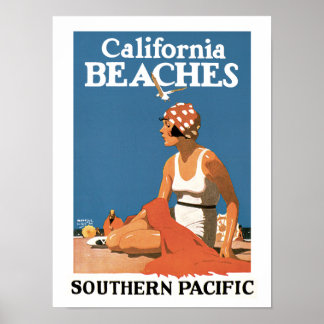 Póster Playas de California