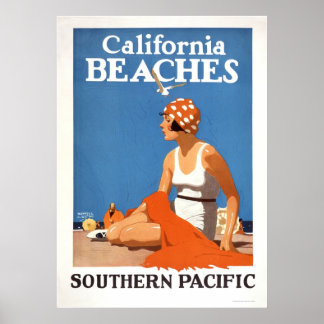 Póster Playas de California