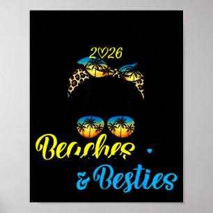 Póster Playas, licor y amigas viaje de chicas 2026 florid