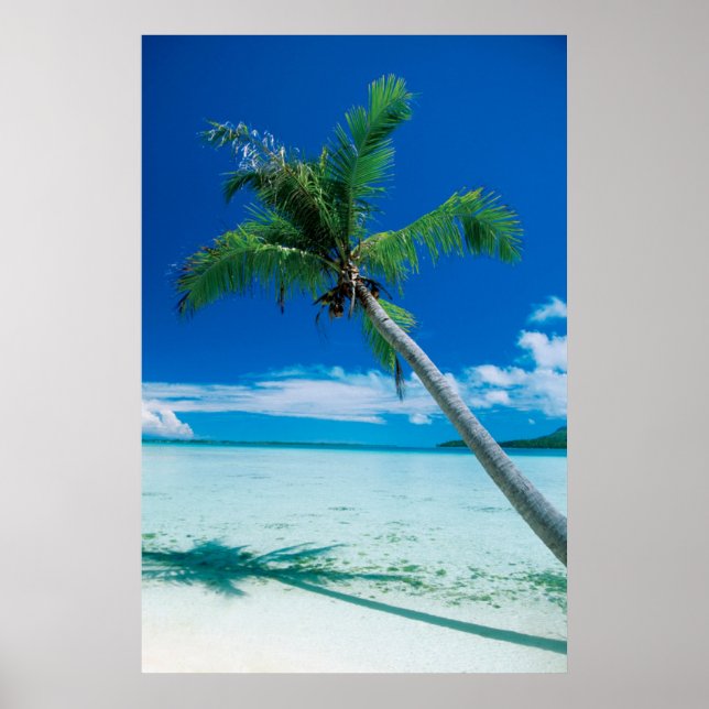 Póster Playas tropicales | Playa de Motu Tofari, Bora Bor (Frente)