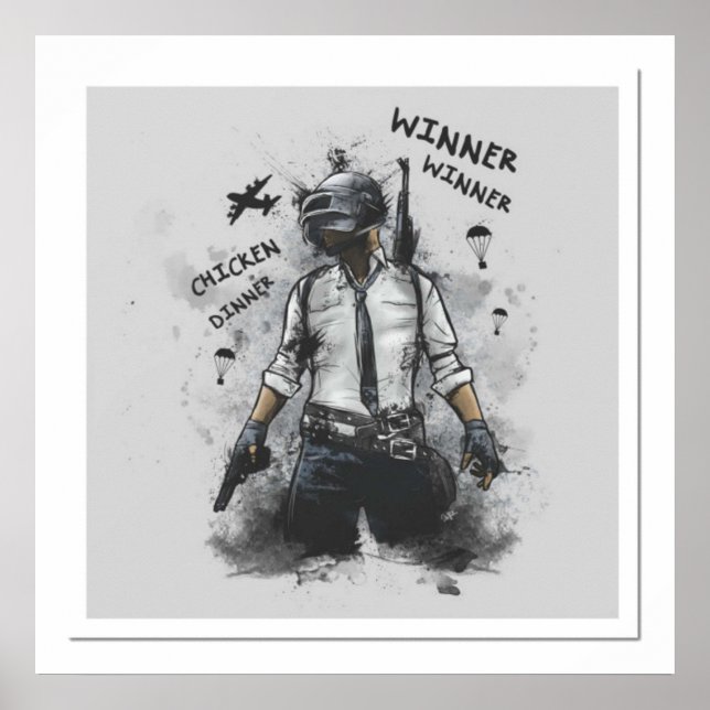 Póster Playerunknowns Battleground PUBG (Frente)