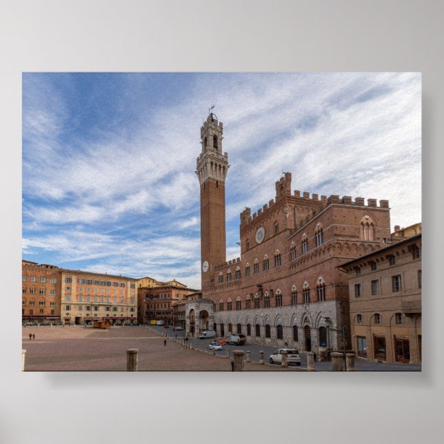 Póster Plaza al Campo Siena (Frente)