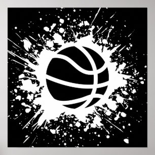 Póster plaza de baloncesto