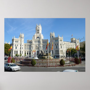 Póster Plaza de Cibeles, Poster de Madrid