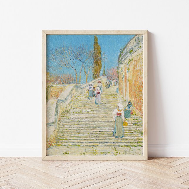 Póster Plaza de España, Roma | Childe Hassam (Subido por el creador)