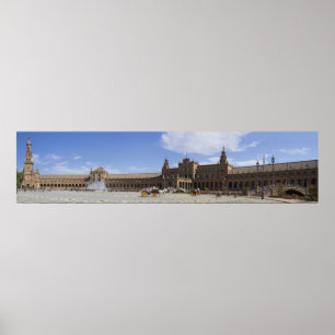 Póster Plaza de Espana Seville
