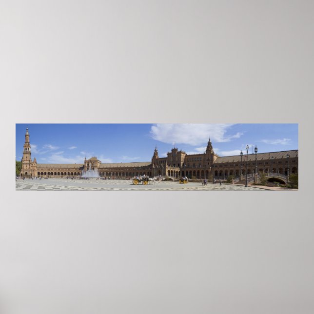 Póster Plaza de Espana Seville (Frente)