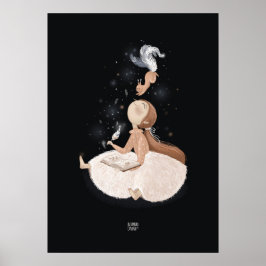 Póster PLAZA DE FÚTBOL DE PLATA por Alexandra Dikaia