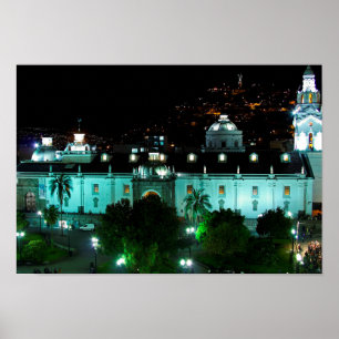 Póster Plaza de la Independencia, Quito, Ecuador