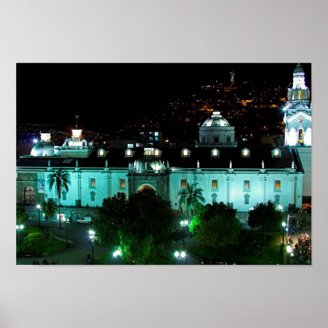 Póster Plaza de la Independencia, Quito, Ecuador (Frente)