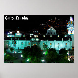 Póster Plaza de la Independencia, Quito, Ecuador
