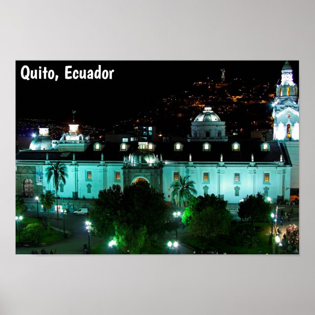 Póster Plaza de la Independencia, Quito, Ecuador (Frente)