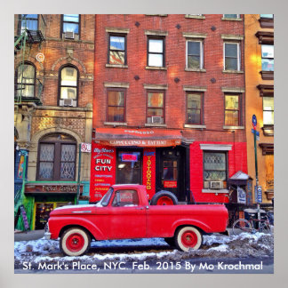 Póster Plaza de San Marcos, NYC febrero 2015