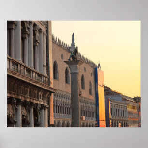 Póster Plaza de San Marcos, Venecia