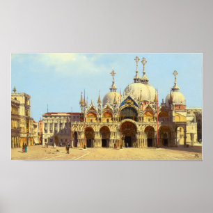Póster Plaza de San Marcos, Venecia