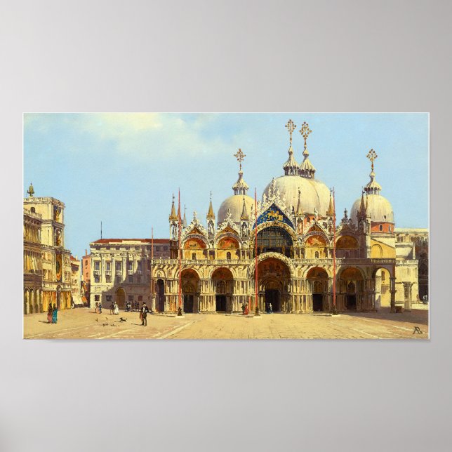 Póster Plaza de San Marcos, Venecia (Frente)