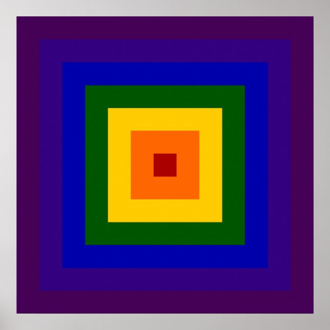 Póster Plaza del Arcoiris (Frente)