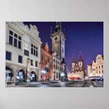 Plaza del casco antiguo de Praga, Poster de la Tor