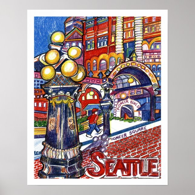 Póster Plaza del Pionero (Frente)
