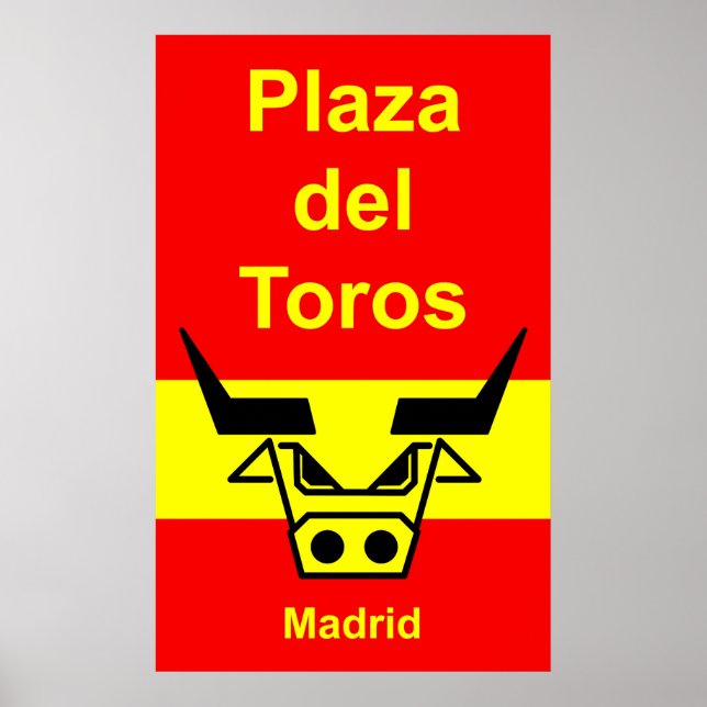 Póster Plaza del Toros (Frente)