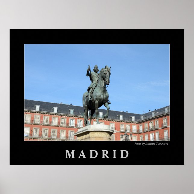 Póster Plaza Mayor, Poster de Madrid (Frente)