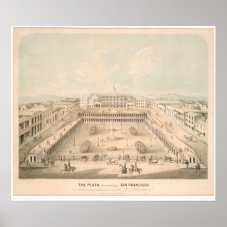 Póster Plaza, Portsmouth Square, S.F. (1335A)