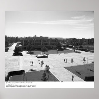 Póster Plaza Revelle, UC San Diego, 1966