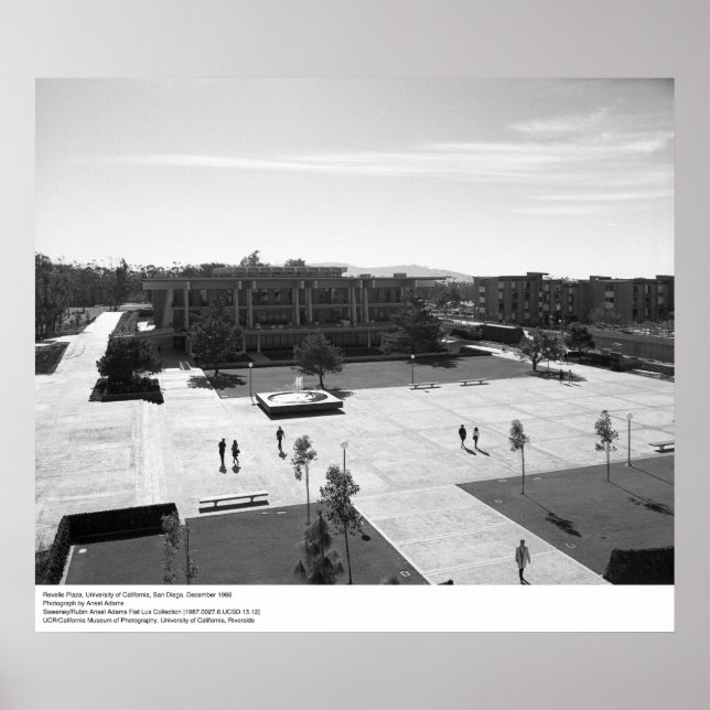 Póster Plaza Revelle, UC San Diego, 1966 (Frente)