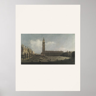 Póster Plaza San Marco, Venecia de Bellotto - City Art