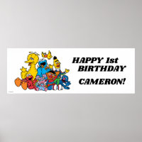 Plaza Sésamo Pals Primer Cumpleaños