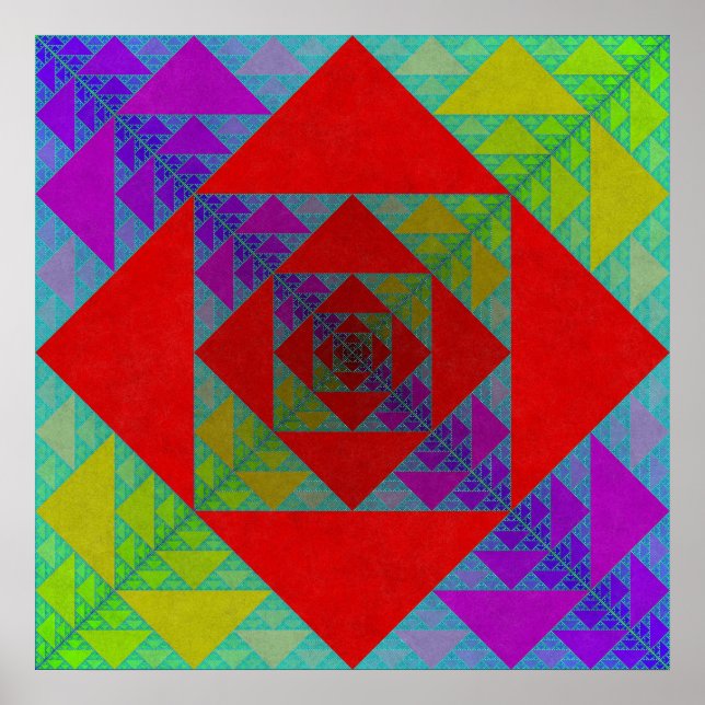 Póster Plaza Sierpinski (Frente)
