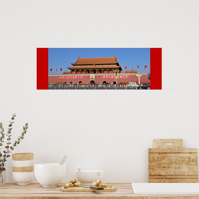 Póster Plaza Tiananmen (Cocina)