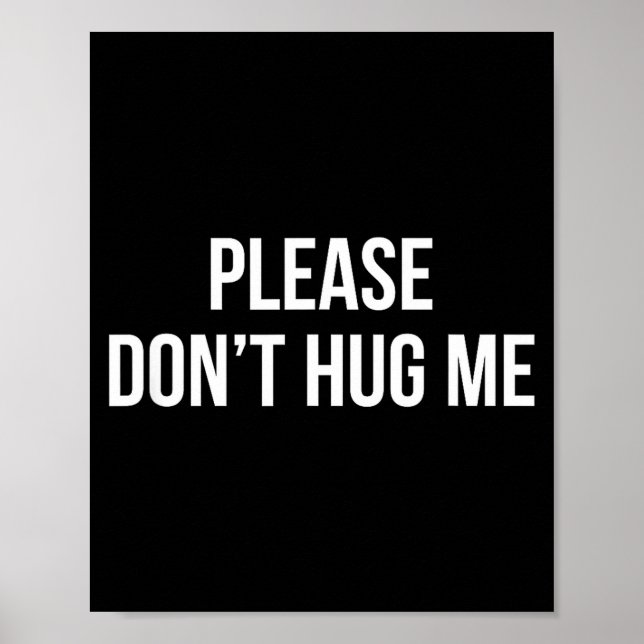 Póster Please Don't Hug Me -  (Frente)