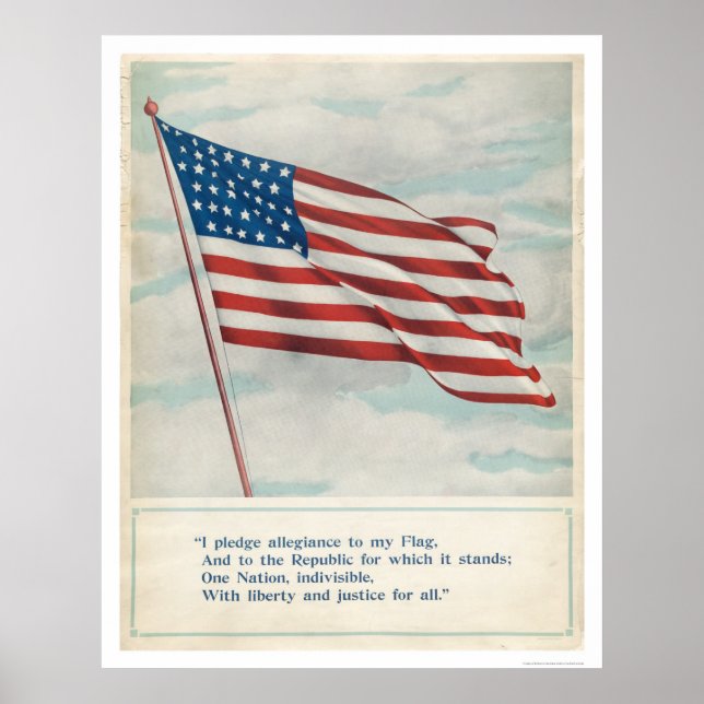 Póster Pledge of Allegiance (Frente)